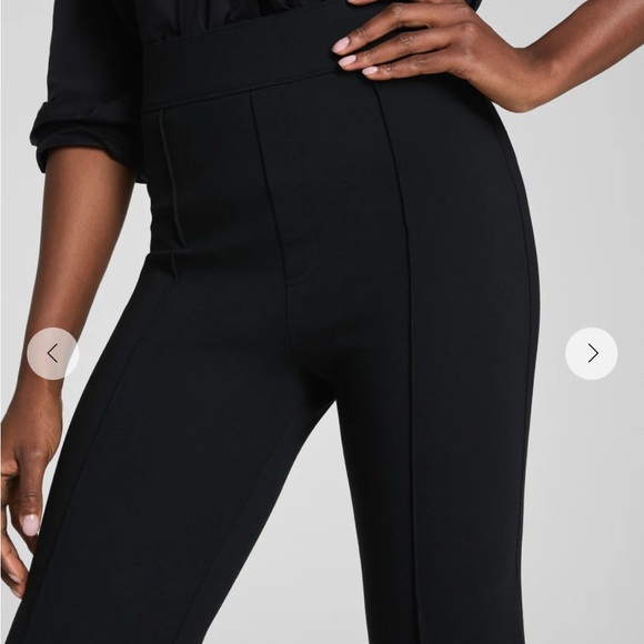 SPANX Super Smooth Pointe Flare Pant Black Excellent Size M Regular - Picture 4 of 9